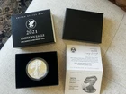 2021 W Proof American Silver Eagle Type 2 US MINT BOX COA 1 OZ