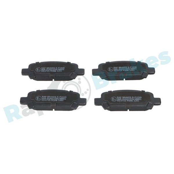 RAP Brakes Bremsbelagsatz, Scheibenbremse R-P1030 Passend FüR Subaru-image
