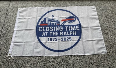Buffalo Bills / BUFFALO FOOTBALL  FLAG / CLOSING TIME / Final Year / Ralph