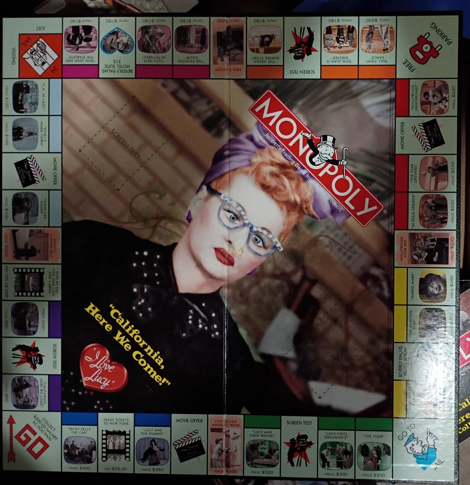 Monopoly 1961 Juego de Mesa Vintage Juego Completo, También Lucille Ball Monopoly Foto 4 de 4