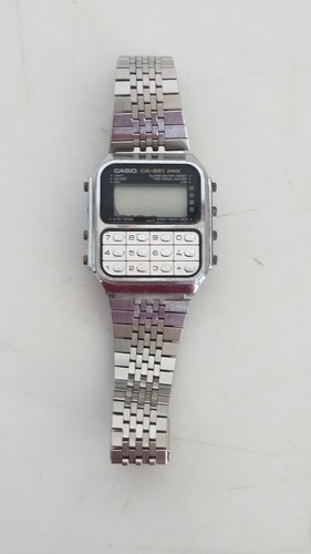 Vintage Casio CA-851 Calculator Watch Working Repair Service Needed Sold As-Is - Picture 6 of 10