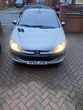 Peugeot 206cc Convertible 2002 Spares Or Repair