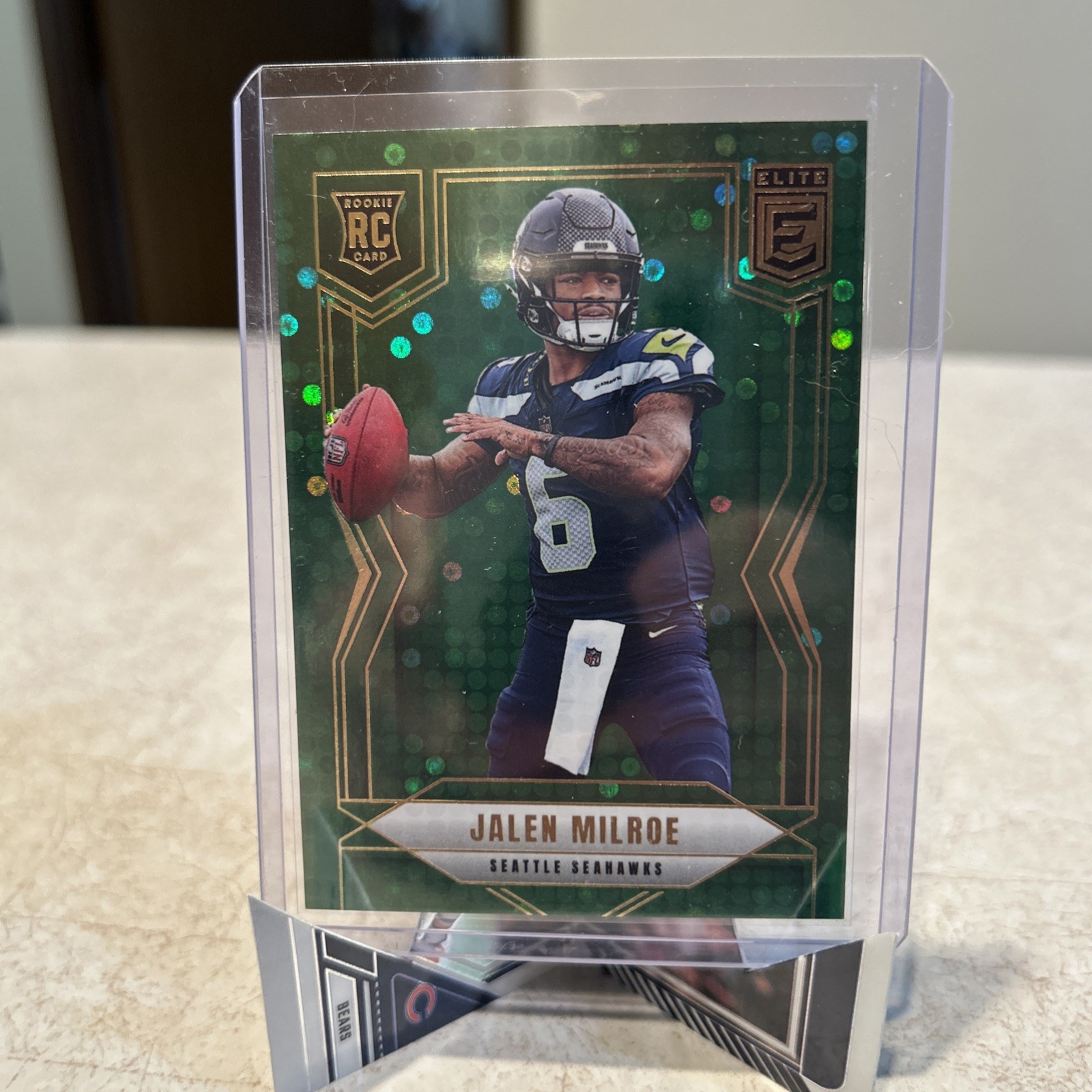 2025 Panini Donruss Elite - Rookies Jalen Milroe #131 Green Disco (RC)