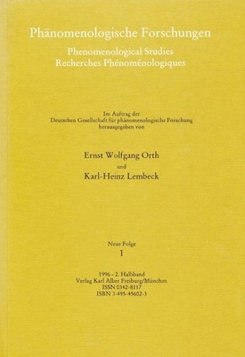 Ernst Wolfgang/Lembeck, Karl-Heinz Orth Phänomenologische Forschungen  Neue Fol