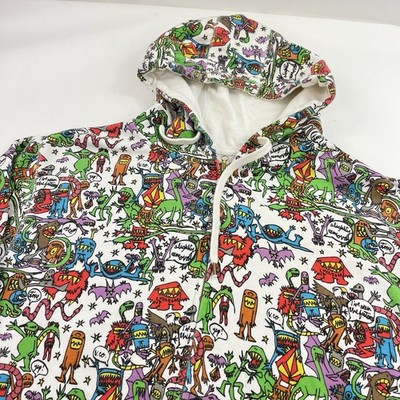 Vintage Volcom Lil Monsters Zip Up Hoodie Ryan Sheckler Sweatshirt