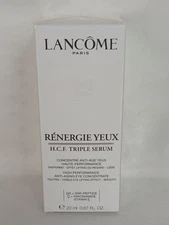 New Sealed Lancome Renergie Yeux H.C.F Triple Serum 0.67oz
