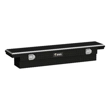 UWS 63" Slim-Line Truck Tool Box, Low Profile (Heavy Packaging) Black Aluminum