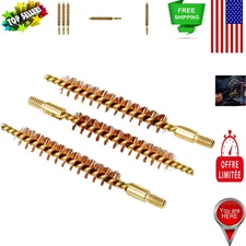 Luxury .22 Caliber Bore Brush 3-Pack - High-Quality Bronze Bristles for Gun Care