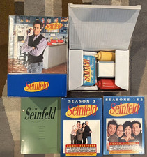 Seinfeld Seasons 1-3 Limited Edition DVD Gift Set Script Salt Pepper Cards