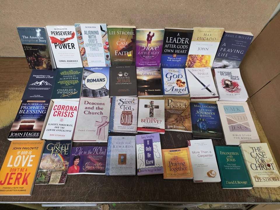 100 Christian Books Lot Bible Study Devotion Inspiration Prayer Faith Max Lucado — 第 2/3 张图片