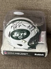 Wayne Chrebet New York Jets Signed Riddell Throwback Mini Helmet , Mr. 3rd Down