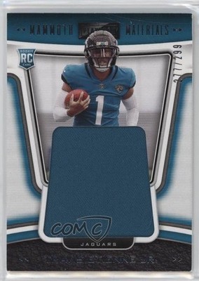 2021 Panini Playbook Mammoth Material 277/299 Travis Etienne Jr Rookie RC 1ek2