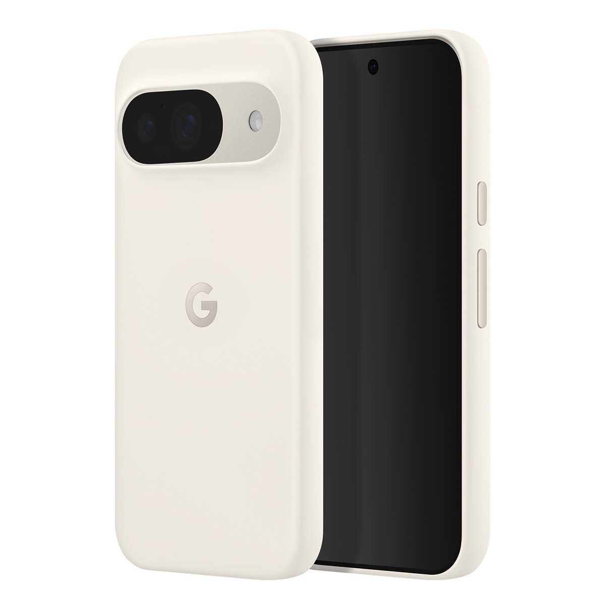 Coque rigide Pixel 9 finition mate compatible induction Qi