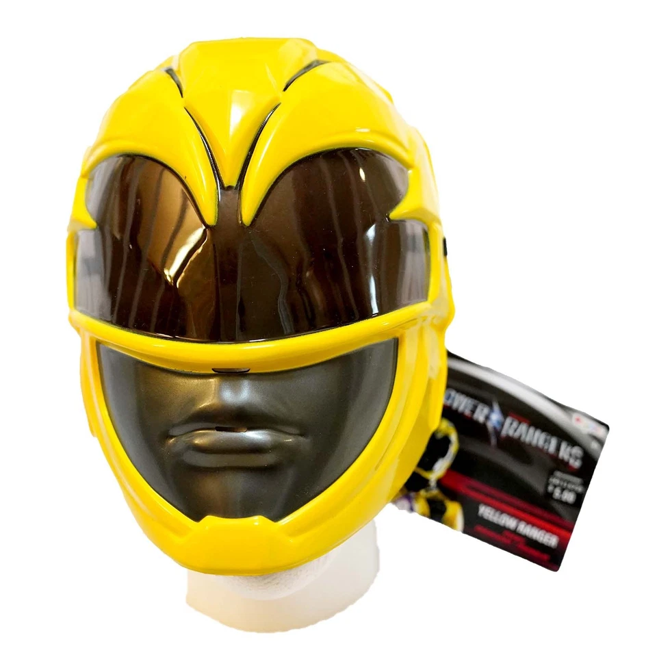 Saban's Power Rangers Amarillo Body y Máscara Adulto Disfraz Talla Pequeña 4-6 NUEVO Foto 2 de 4
