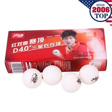 DHS Table Tennis Ball 3-Star ABS D40 , ITTF World Championship Official,10 Balls
