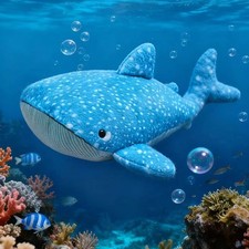 Jellycat Gobfrey Whale Shark 40cm Plush 2025 New with Dust Bag Tag Ultra Soft