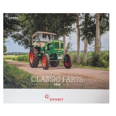 Granit Kalender Oldtimer Traktoren 2026 Landmaschinen Classic Parts 29,7 x 42 cm