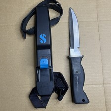 Scubapro Dive Knife 5.5  304 Stainless Steel Blade w/ Sheath Scuba