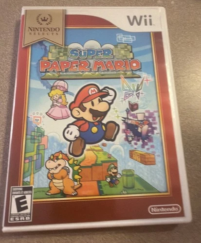 New ListingSuper Paper Mario - Nintendo Wii CIB Complete w/ Manual