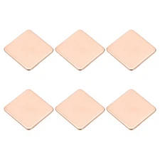 6 Pcs Heatsink Copper Pad Shim IC Chipset GPU Thermal Heatsink (20x20x1.2mm)