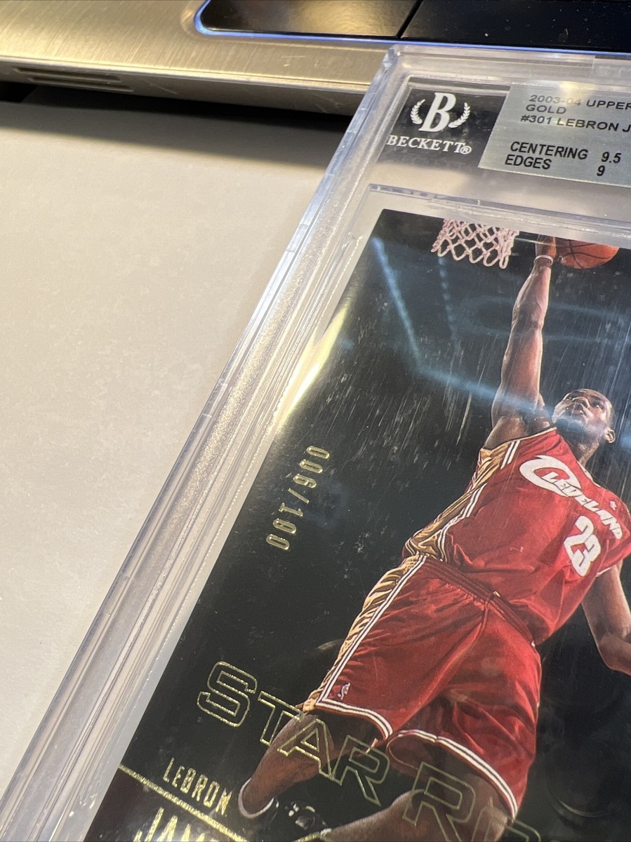 2003-04 Upper Deck - Star Rookie LeBron James #301 Gold Ud