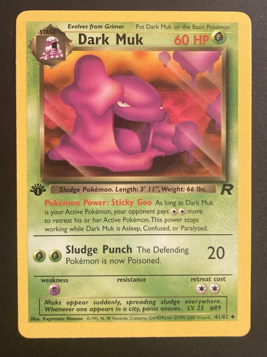 dark muk pokemon card value Amazon.com: Muk 085/172 Brilliant Stars - Rare - Evolution Pokemon 2 Card  Lot