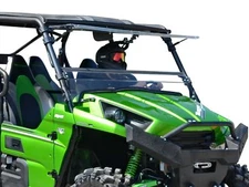 SuperATV Scratch Resistant Flip Windshield for Kawasaki Teryx 750/800 (2012-15)