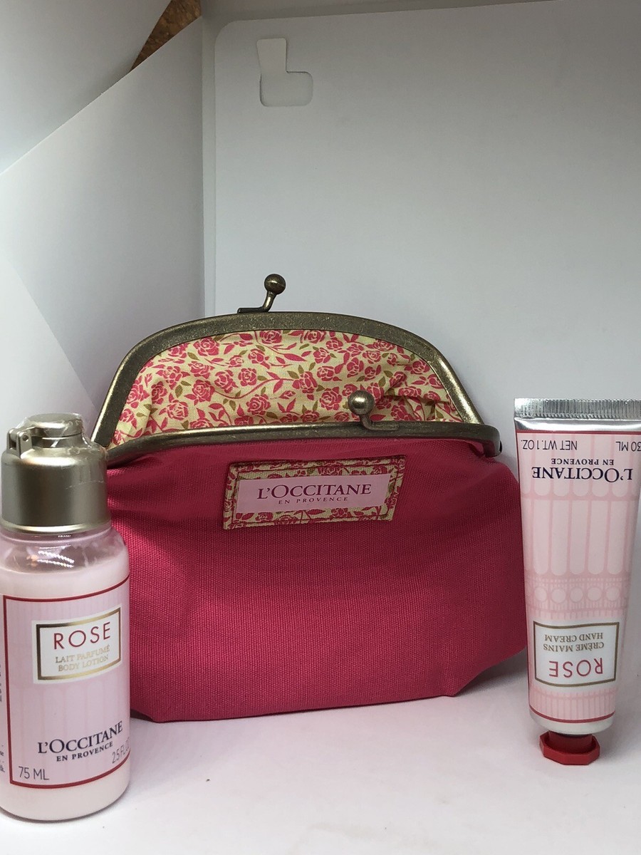 L'occitane en Provence Rose 3 PC Set Rose Body Lotion +Rose Hand
