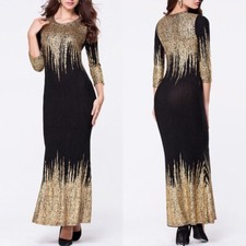 Tight Black Autumn Long Sleeve Dress For Women