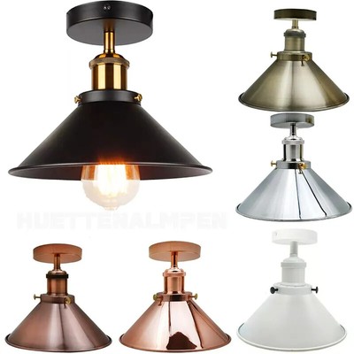 Vintage Industrie Deckenleuchte Deckenlamp E27 Wohnzimmer Küche Flur Lampe 240V