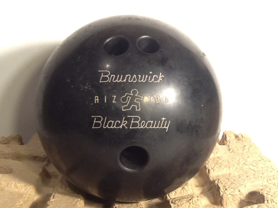 Vintage Bowling Ball Vintage Brunswick Black Beauty Bowling Ball eBay