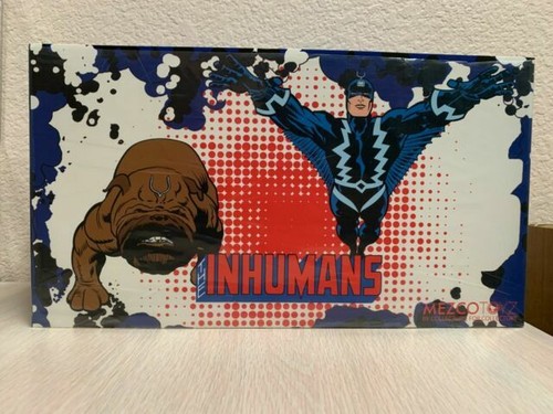 Mezco One:12 Collective: Black Bolt & Lockjaw 1:12 Scale Action Figure Set (77100)