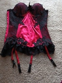 Fab Ann Summers  Moulin Rouge Marie  Corset ❤️ Sexy Sz 12 (10) &pound;65 RSP VALENTINE