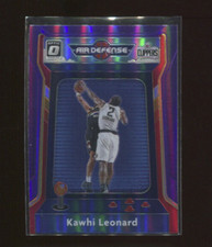 2020-21 Donruss Optic Air Defense Purple prizm Kawhi Leonard          #4206