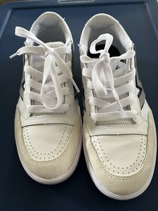 Vans Womens  7.5 Lowland Comfycush Leather Shoes  White/gray  mens 6