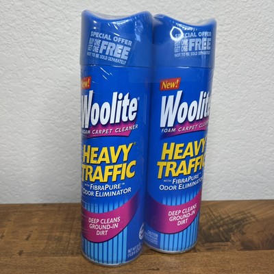 VTG Woolite Foam Carpet Cleaner Heavy Traffic Rug Deep Cleans Dirt Double Pack