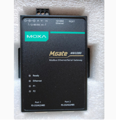 1pcs MOXA MGate MB3280 two MODBUS gateways