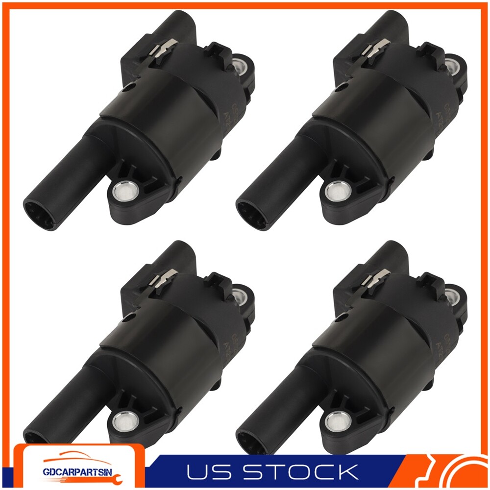 4 High-Performance Ignition Coils for GM Vehicles Buick Chevy GMC Cadillac Hummer Saab