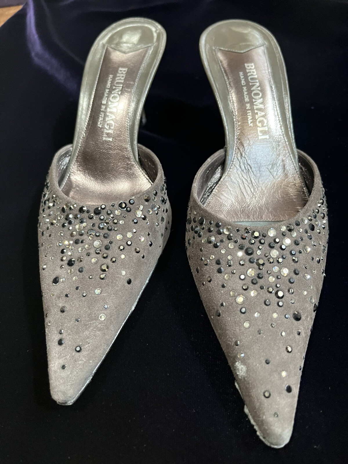 Bruno Magli Evening Shoes With Swarovski Crystals… - image 1