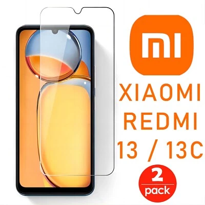 2 Pellicola vetro temperato Per XIAOMI REDMI 13 13c protezione schermo