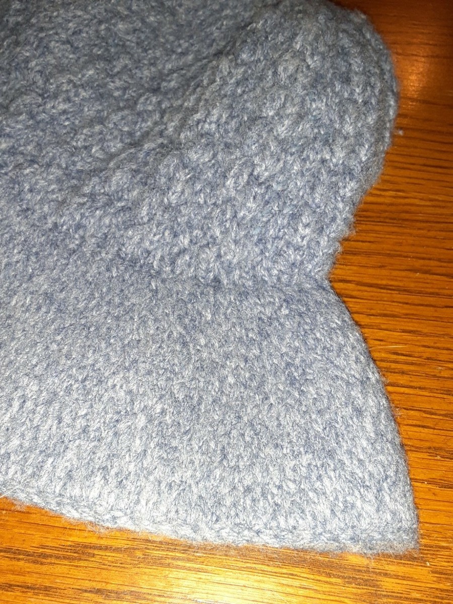 Vintage Hansen Wool Knit Bucket Hat Blue USA medium | eBay display picture 3