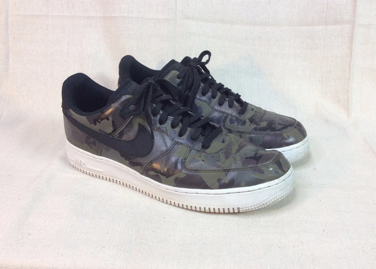 Nike Air Force 1 Low Olive Reflective Camo 823511-201 Mens 13