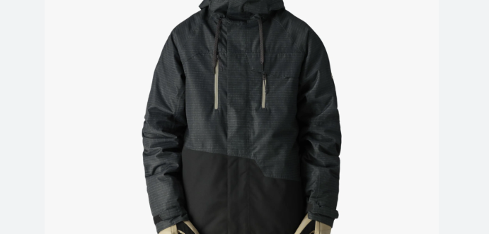 686 / Geo Insulated Jacket M2W115 ウェアー/Geo Insulated Jacket M2W115// 686 Geo Insulated Snowboard Jacket (L) Black Ripstop Colorblock