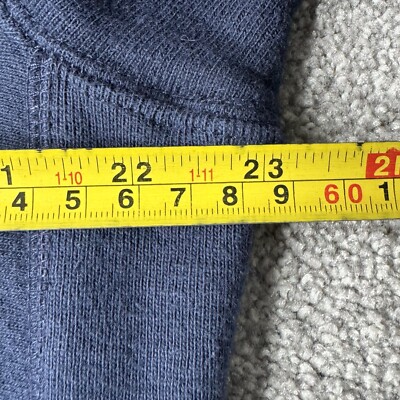 Vintage 80s Champion Reverse Weave Warmup Sweatshirt XL Navy Blue