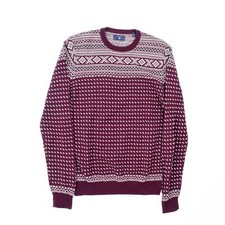 Gant Classic Crew Neck Patterned Jumper Size M