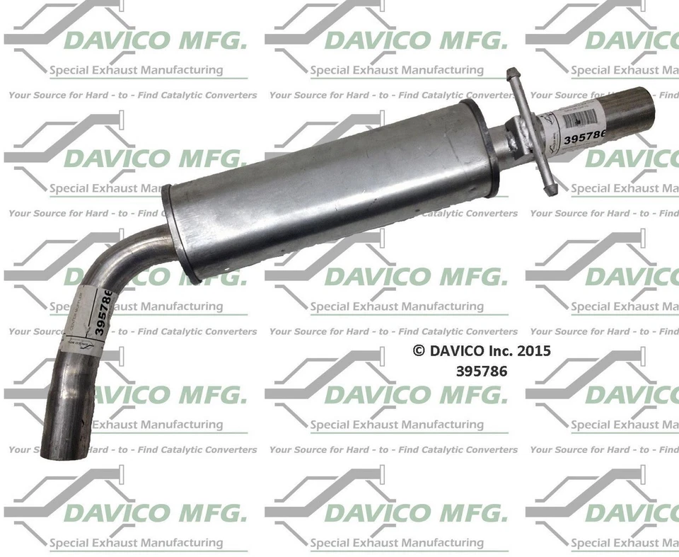 Exhaust Muffler Fits 2001 2002 2003 2004 Volkswagen Jetta 2.0L L4 GAS SOHC - Image 3 of 3