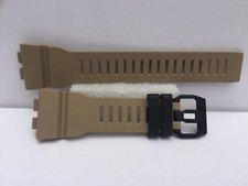 Casio Watchband GBD-800UC-5 Tan/Khaki Strap. Original Casio G-Shock Band