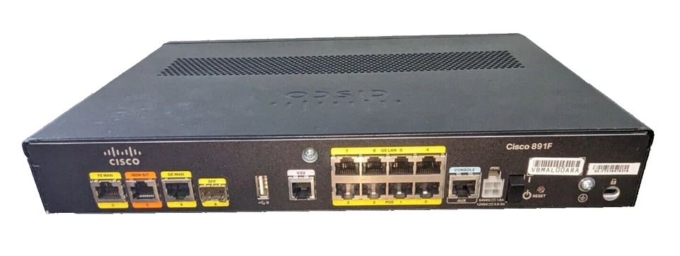 Cisco C891F-K9 Gigabit Ethernet Integrated Services Router / Cisco 800 Series - Image 2 of 4
