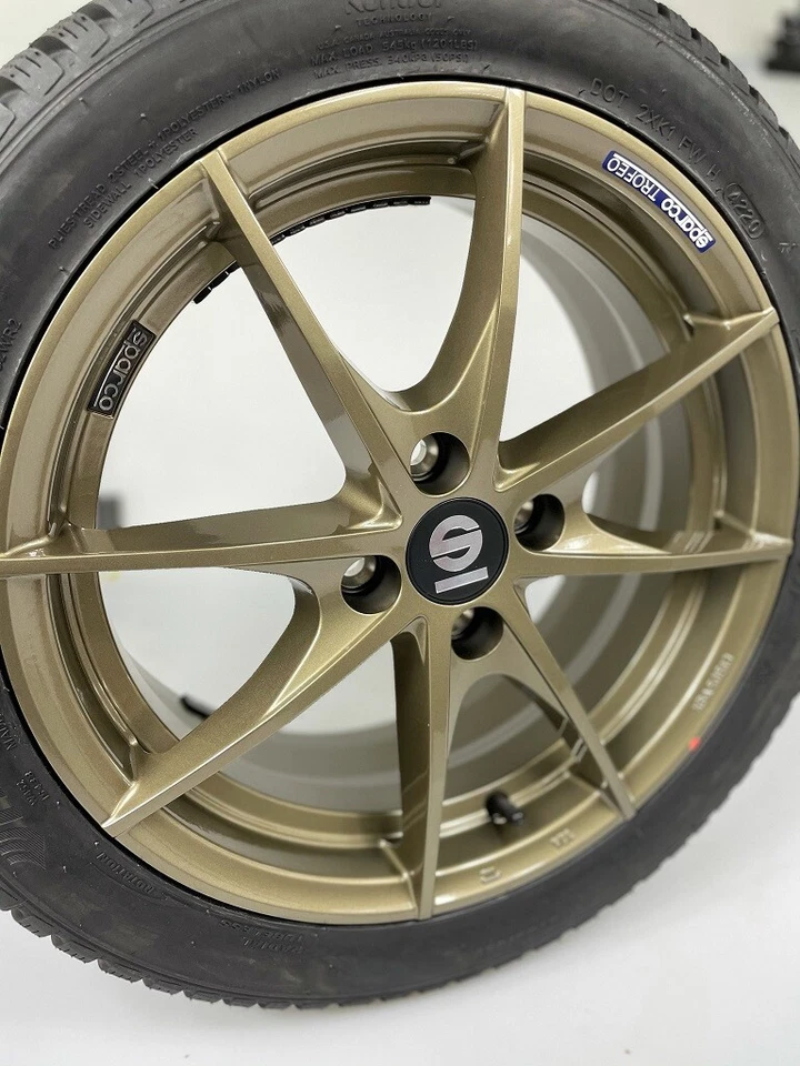 Allwetterräder smart 453 fortwo forfour Alufelgen Sparco Trofeo Bronze Maxxis - Bild 2 von 4