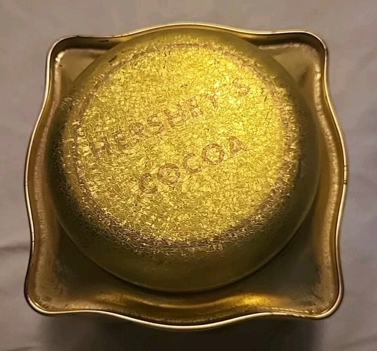 Vintage Hershey's Chocolate Cocoa Powder Metal Collectors Tin
